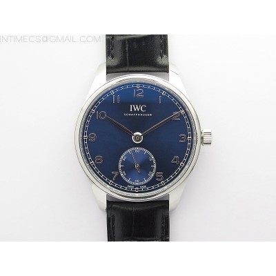 Portuguese IW358304 ZF 11 Best Edition SS Blue Dial on Black Leather Strap A82200