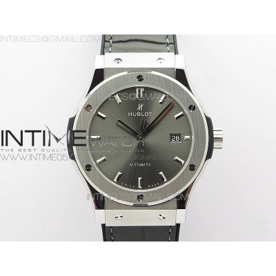 Classic Fusion 42mm SS WWF 11 Best Edition Gray Dial On Gray Gummy Strap Asian HB1112