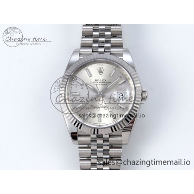 [Clean공장]롤렉스 데이저스트 41mm 126334 Steel Silver Stick Dial on Jubilee Bracelet VR3235