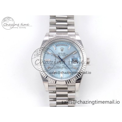 [THB공장]롤렉스 데이데이트 228236  Ice-Blue Crystal Dial on President Bracelet VR3255 (텅스텐) V3