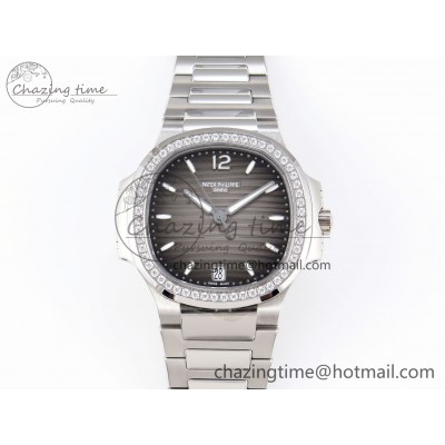 [PPF공장]파텍필립 NAUTILUS 7118 LADIES BROWN DIAL DIAMONDS BEZEL ON SS BRACELET 324CS