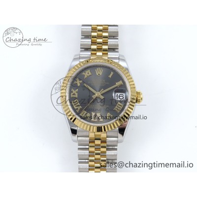 [AR공장]롤렉스 DateJust 31 278273 Gray Roman Diamonds Dial on SS/YG Jubilee Bracelet ETA 2688